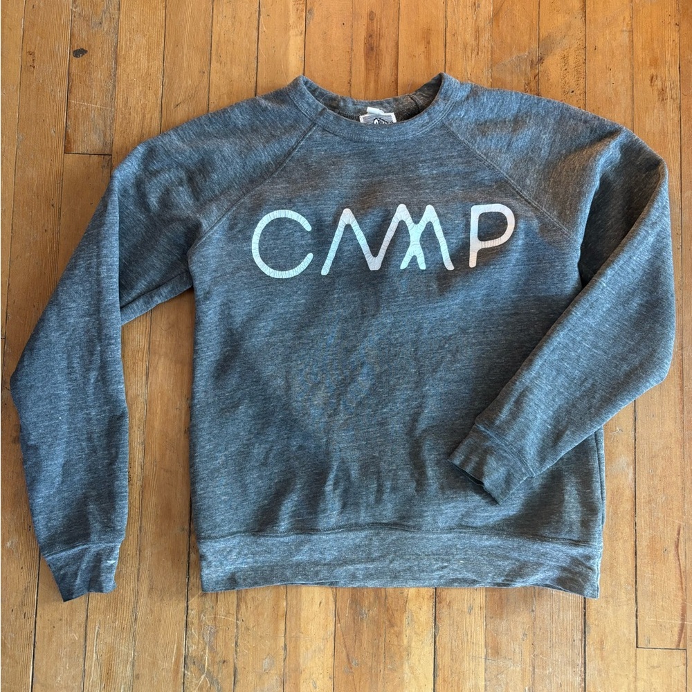 Heather Gray Camp Brand Goods Crewneck Sweater